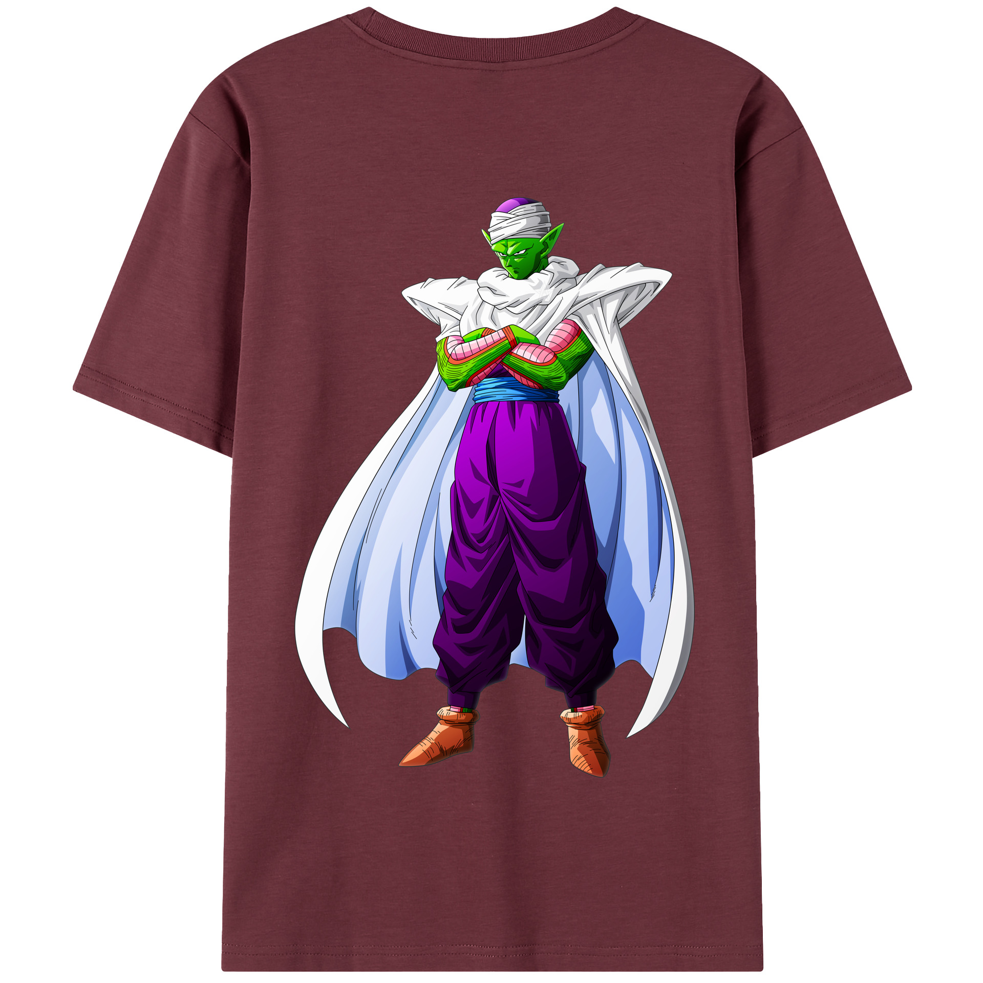 （画像用） ドラゴンボール ピッコロ DRAGON BALL Piccolo 綿100％半袖Tシャツ（背面プリント）